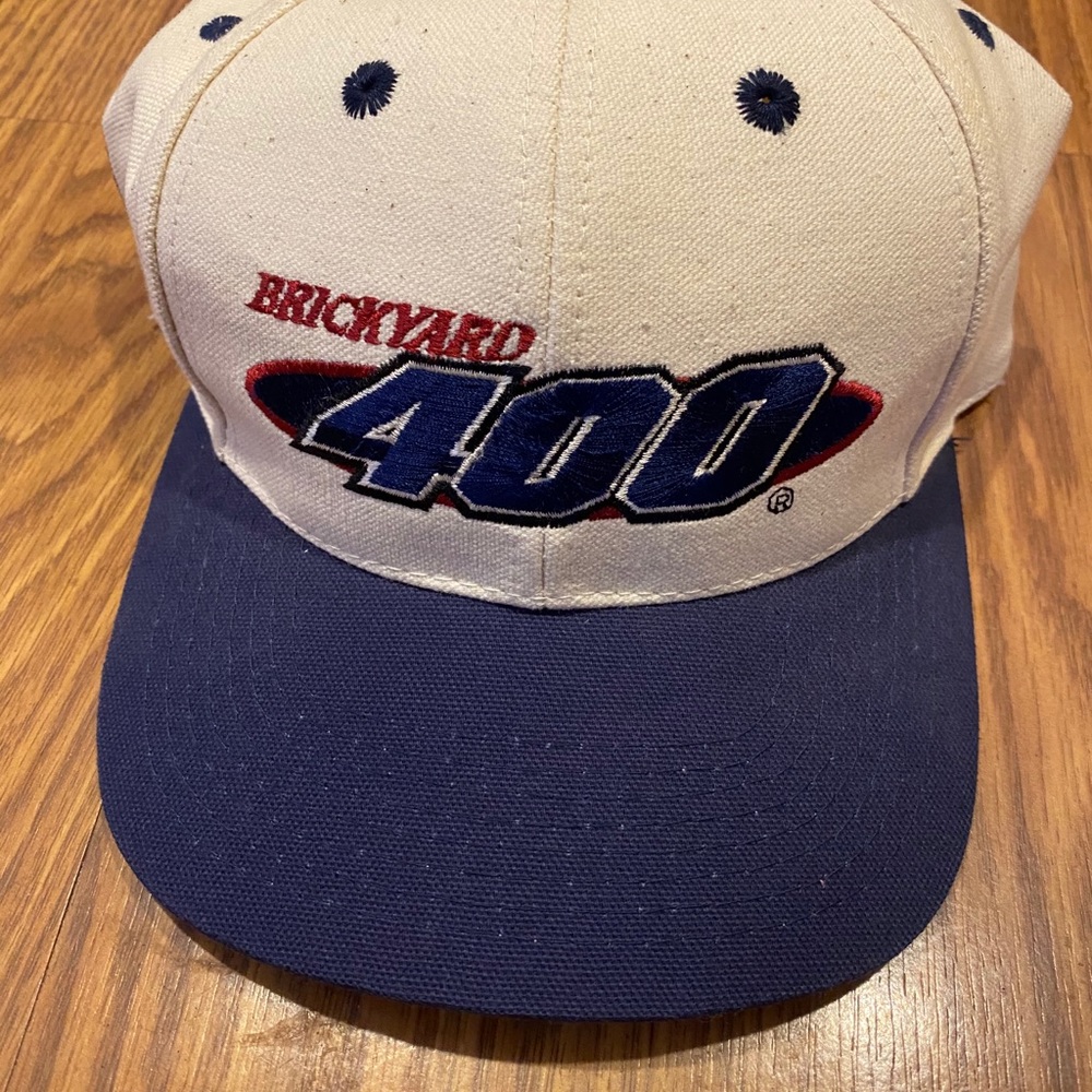 Vintage nascar brickyard 400 snapback